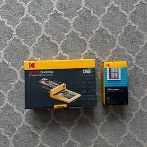 Kodak Dock Era Printer in Black and Yellow